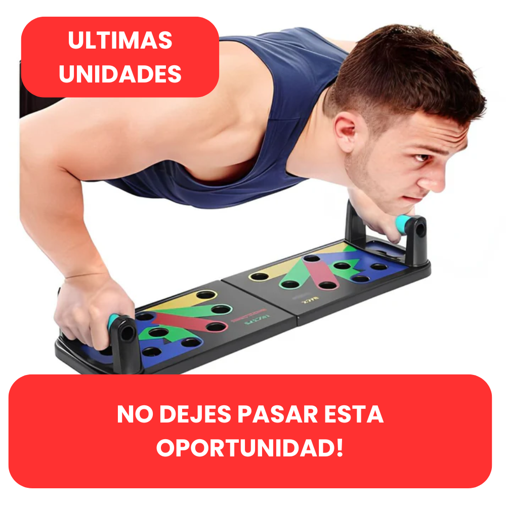 TABLA PUSH UP PLEGABLE FLEXIONES- Entrena Sin Límite